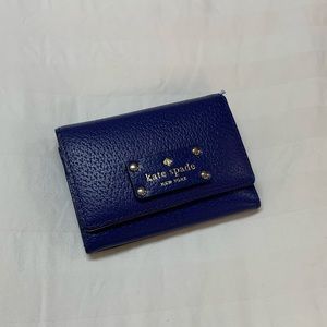 Blue Kate Spade Wallet
